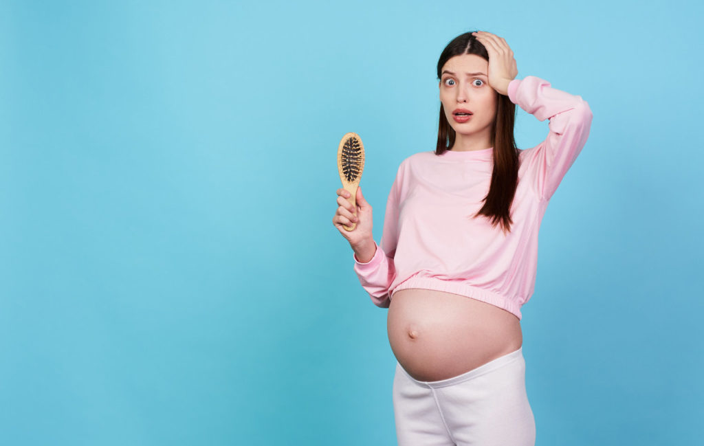 Haarausfall nach der Schwangerschaft durch Hormonumstellung